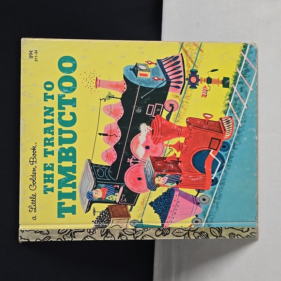 Vintage Little Golden Book "The Train To Timbuctoo" 1979 Good Used Condition - Picture 1 of 16